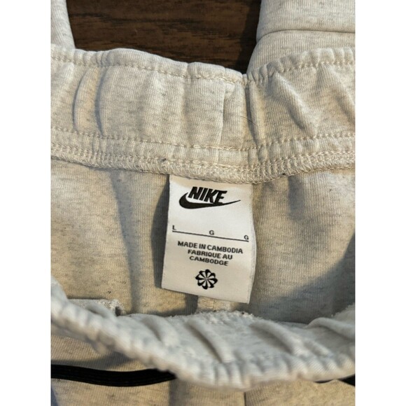 Nike Tech Fleece Sweatpants Jogger Pants Bone Heather White/Gray Large EUC - Picture 5 of 8